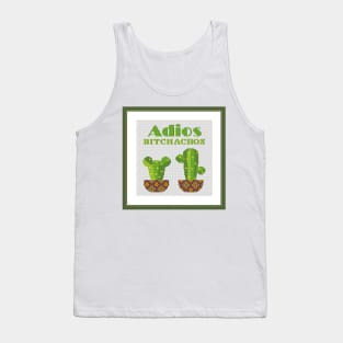 Adios Bitchachos Stitch Design Tank Top